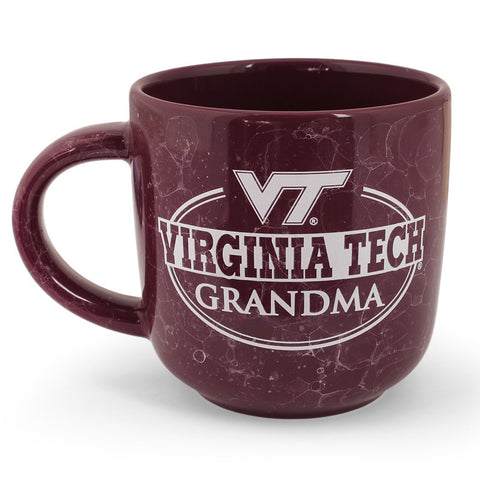 Virginia Tech Grandma Marbled Mug