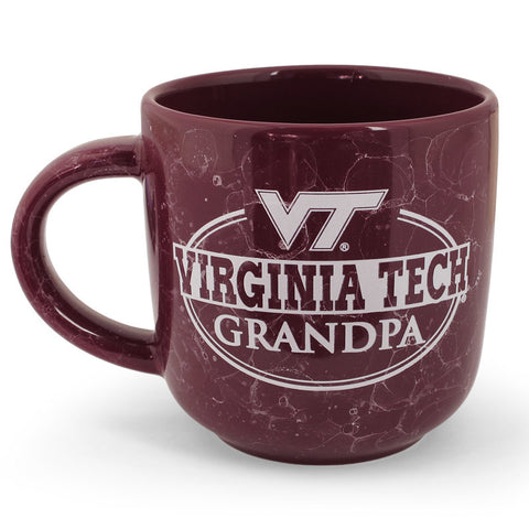 Virginia Tech Grandpa Marbled Mug