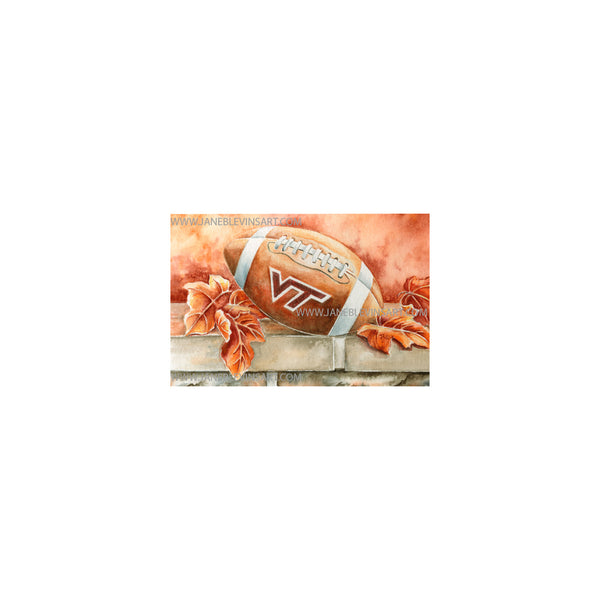 Virginia Tech "Let's Go Hokies" Print by Jane Blevins – Campus Emporium