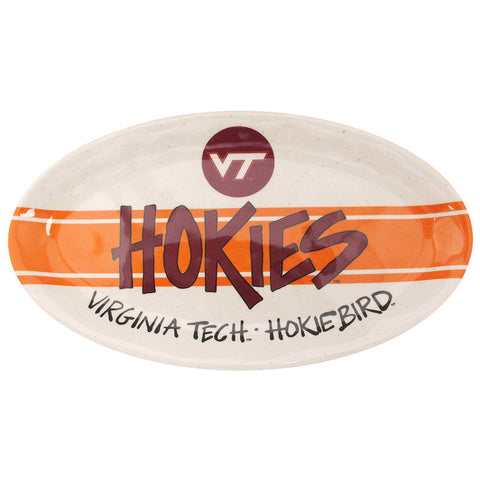 Virginia Tech Hokies Melamine Oval Platter