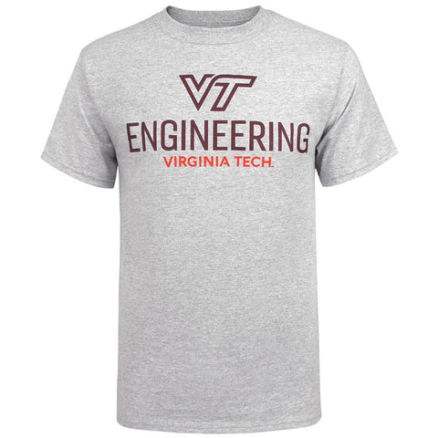 Virginia Tech College of Engineering T-Shirt: Oxford Gray by Champion