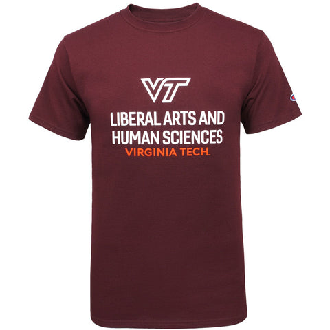 Virginia Tech College of Liberal Arts and Human Sciences T-Shirt by Champion