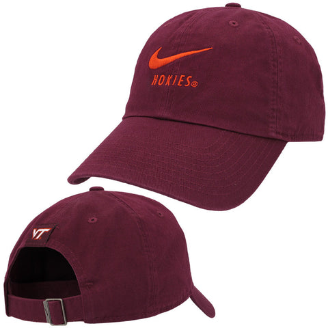 Virginia Tech Hokies Heritage 86 Swoosh Hat by Nike