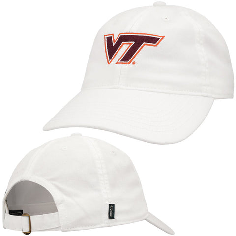 Virginia Tech Women's Logo Hat: White by Legacy