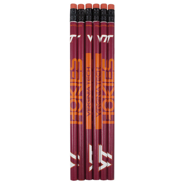 Virginia Tech Pencils: Pack of 6 – Campus Emporium