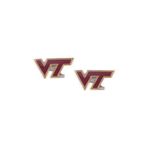 Virginia Tech Logo Post Earrings