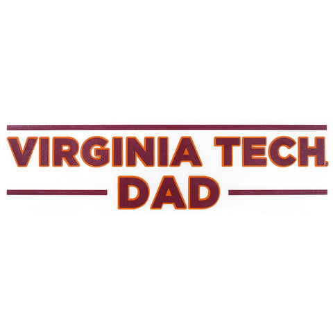 Virginia Tech Dad Decal