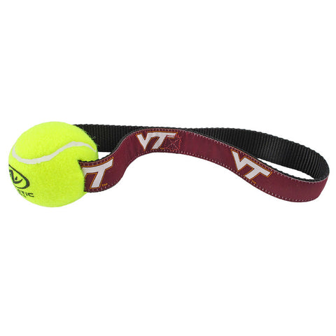 Virginia Tech Tennis Ball Dog Toy