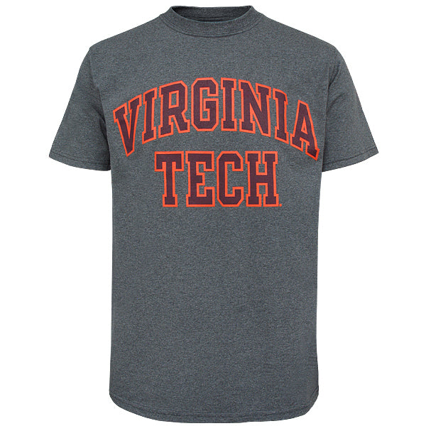 Virginia Tech T-Shirt: Granite Heather by Champion – Campus Emporium