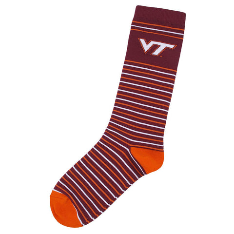 Virginia Tech Striped Dress Socks