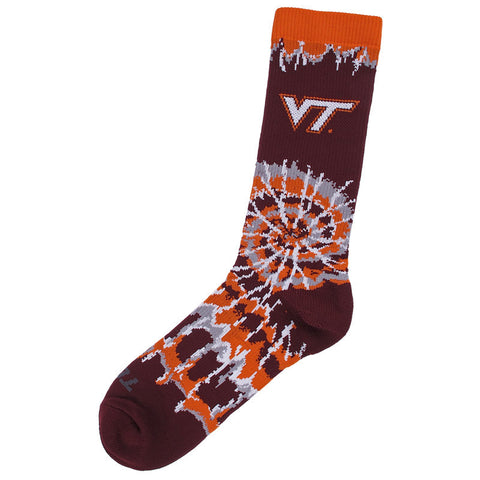 Virginia Tech Woodstock Tie-Dye Socks