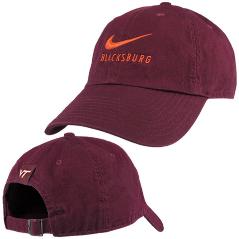 Virginia Tech Blacksburg Heritage 86 Swoosh Hat by Nike