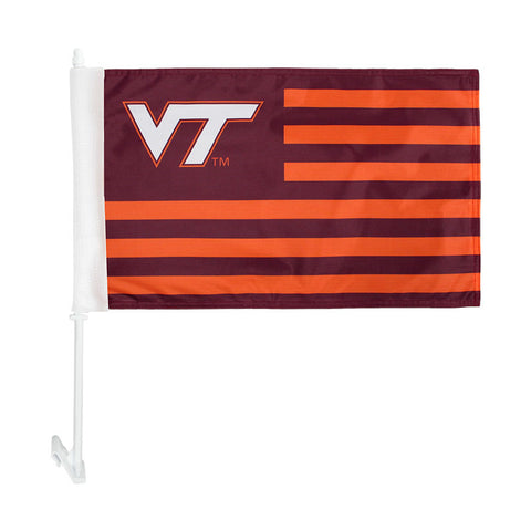 Virginia Tech Hokie Nation Car Flag