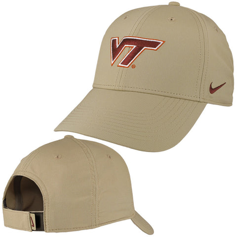 Virginia Tech Legacy 91 Dry Hat: Khaki by Nike
