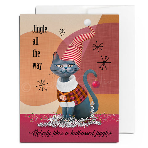 Jingle Cat Card