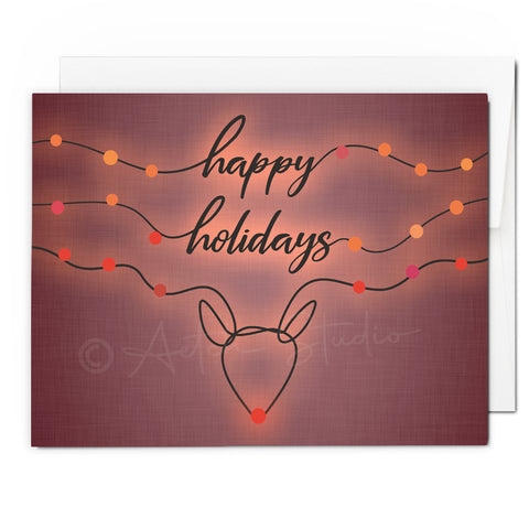 Rudolph Happy Holidays Card
