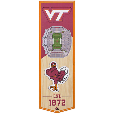 Virginia Tech 3-D Banner