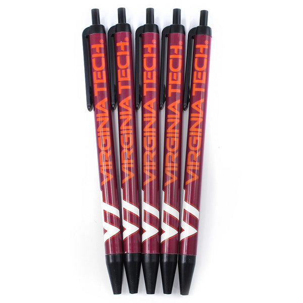 Virginia Tech Pens: Pack of 5 – Campus Emporium