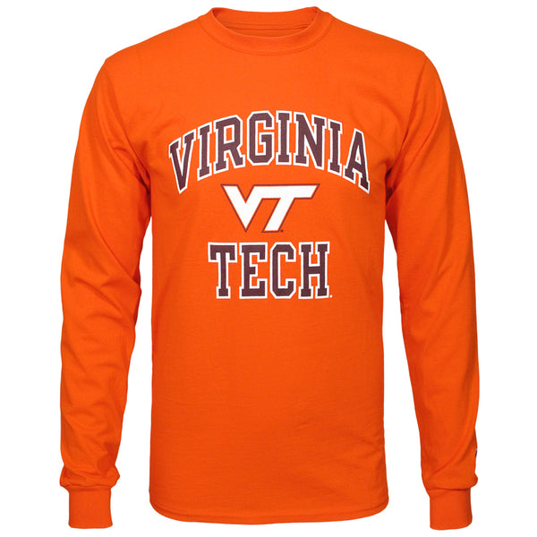Virginia Tech Basic Long-Sleeved T-Shirt: Orange by Champion – Campus Emporium