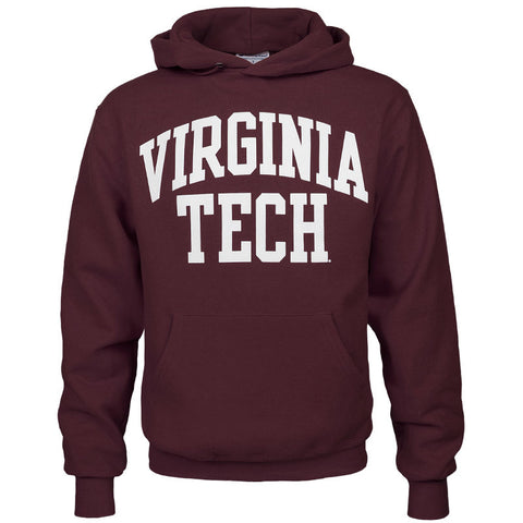 Virginia Tech Authentic Hooded Sweatshirt: Maroon by Champion