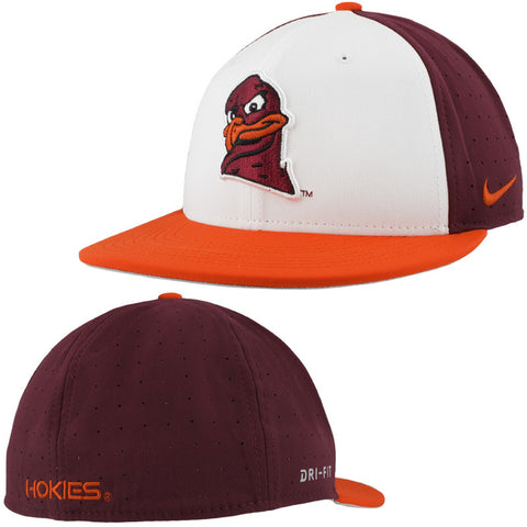 Virginia Tech Hokies Fitted Baseball Hat by Nike