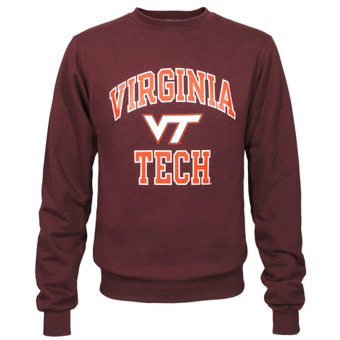 Virginia Tech Basic Crew Sweatshirt: Maroon by Champion