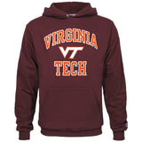Virginia Tech Basic Hooded Sweatshirt: Maroon by Champion