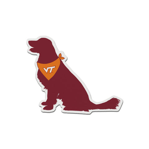 Virginia Tech Dog Magnet