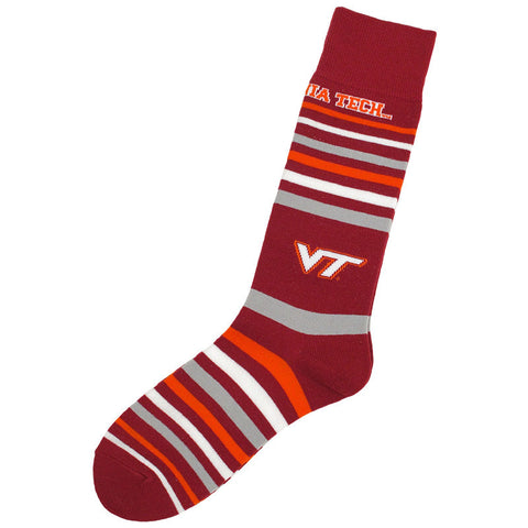 Virginia Tech Striped Socks