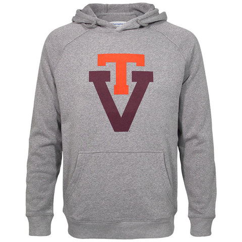 Virginia Tech Triumph Vault Fleece Hood: Gray by Champion