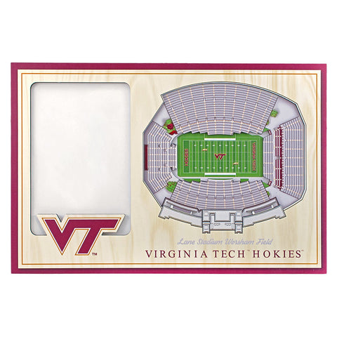 Virginia Tech Stadium 3D Picture Frame
