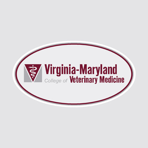 Virginia-Maryland College of Veterinary Medicine Oval Decal