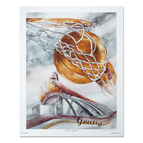 Virginia Tech "Forever Young" Print by Jane Blevins