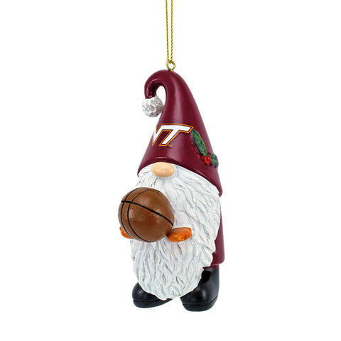 Virginia Tech Basketball Gnome Ornament