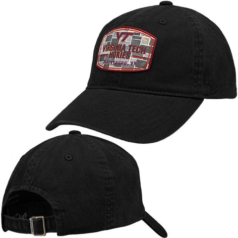 Virginia Tech Hokie Stone Patch Hat: Black by Zephyr