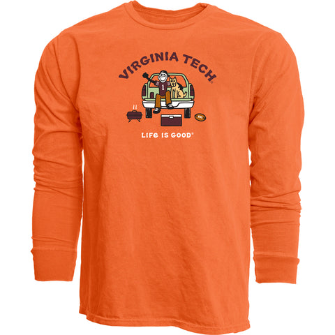 Virginia Tech Life is Good Tailgate Time Long-Sleeved T-Shirt