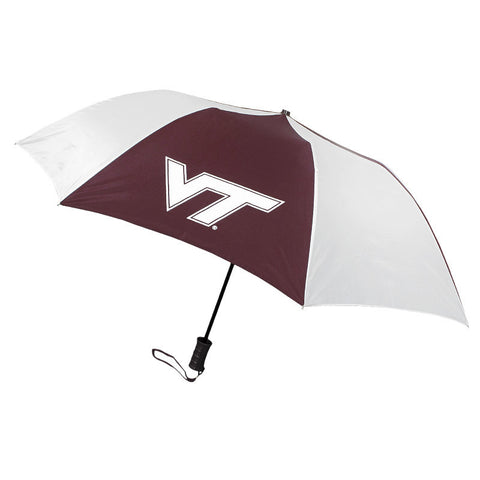 Virginia Tech Umbrella: Maroon and White