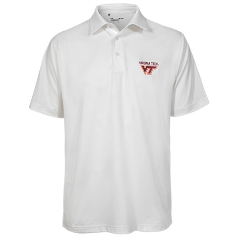 Virginia Tech Men's T2 Performance Polo: White by Under Armour