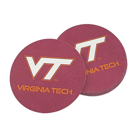 Virginia Tech Coaster Board Round Coasters: Pack of 10