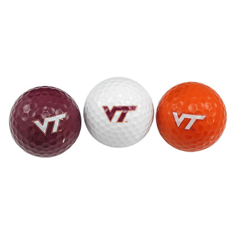 Virginia Tech Golf Balls: Pack of 3