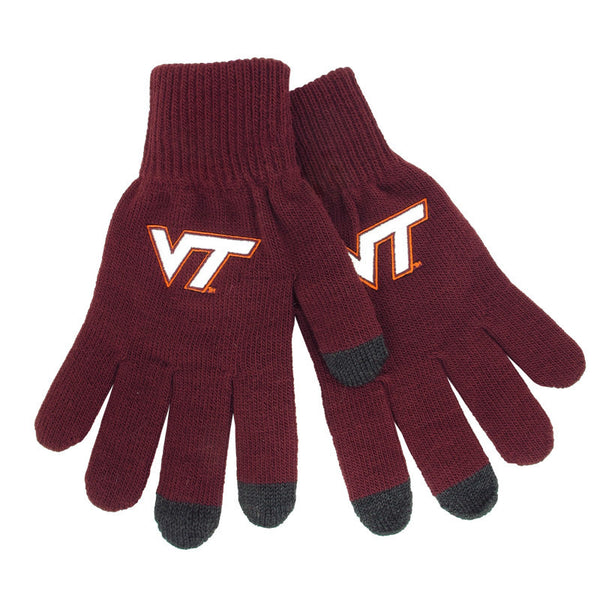 Virginia Tech iText Knit Gloves – Campus Emporium