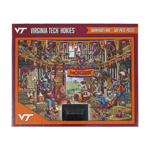 Virginia Tech Barnyard 500 Piece Puzzle