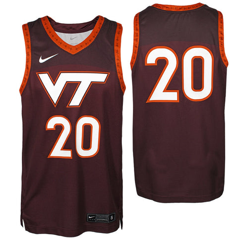 Virginia Tech #20 Replica Basketball Jersey by Nike