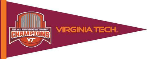 Virginia Tech ACC Women's Basketball Champions Pennant