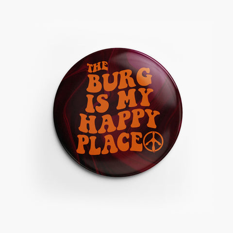 Spirit Button: Happy Place 'Burg
