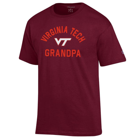 Virginia Tech 2023 Grandpa T-Shirt by Champion