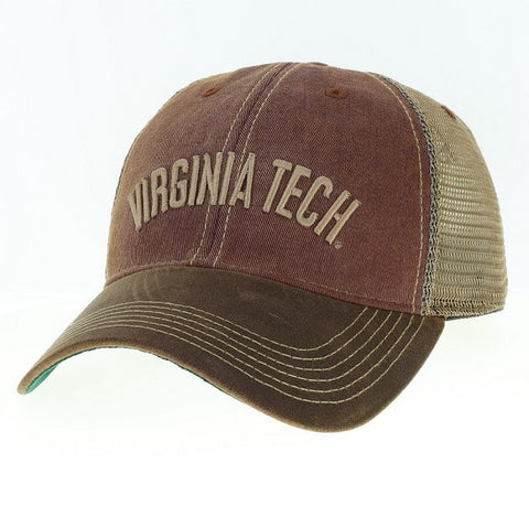 Virginia Tech Waxed Cotton Java Trucker Hat by Legacy