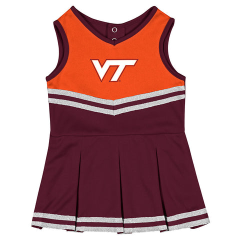 Virginia Tech Baby Girls' Time for Recess Cheerleader Dress