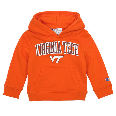 Virginia Tech Toddler Hooded Sweatshirt: Orange by Champion