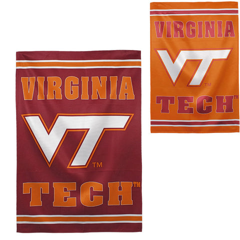 Virginia Tech Embossed Suede House Flag